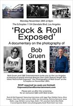 Rock 'N' Roll Exposed: The Photography of Bob Gruen